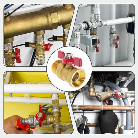 Leak Proof Heavy Duty Three Quarter Inch Brass Ball Valve With Built Different Construction and Smooth Flow Control For Yard Projects Car Wash Plumbing Corrosion Resistant Setup in various plumbing installations.