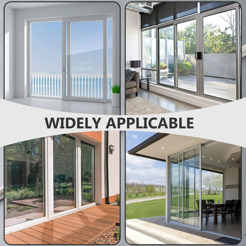Two Pack 72 Inch Vinyl Sliding Screen Door Replacement Track Bottom Rail For Sliding Doors installed on various doors
