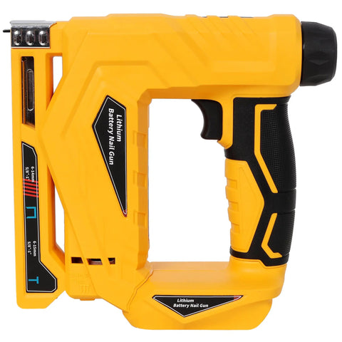 Heavy Duty Knockout Cordless Brad Nailer And Staple Gun 2 In 1 Battery Powered 18 Ga Nail Driver With Depth Control And Safety Lock Pro Shop Workhorse For Zero Cord Hassle Woodworking Projects