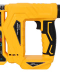 Built Tough And Rock Solid 2In1 Cordless Brad Nailer And Narrow Crown Stapler For Fine Woodworking And Diy Hacks Featuring 18 Gauge Nails quick depth switch