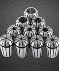 Get Ready With This Premium 10pc ER20 Spring Collet Set Made From Tough 65Mn Steel displaying various sizes.