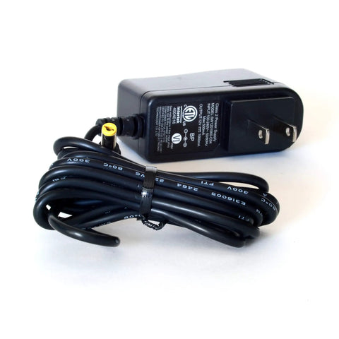 Black AC power adapter with coiled cable for Beast 500 Lumen LED Shop Light, Ultra Slim With 40 Foot Retractable Cord Reel