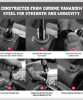 Steps to use Workhorse Helicoil Thread Repair Kit 131 Piece Set With HSS Drills Inserts Taps And Tools For M5 M6 M8 M10 M12