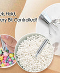 Piercing Ball Grabber Reacher Tool For Jewelry And Small Parts 4 Claw Stainless Steel Pickup Tool with beads and crystals