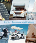 12.8V 100Ah LiFePO4 Battery With 100A BMS For Trolling Motor, Boat, RV And Solar, Grade A Lithium Iron Phosphate Cells