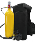 Compact 2L Scuba Tank Kit With Backpack And Regulator Hands Free Portable Dive Cylinder For 25 30 Minutes Of Breath DOT Certified