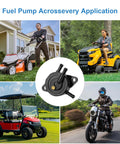 Premium Heavy Duty Fuel Pump For Lawn Mower Golf Carts And Utility Vehicles with Filter and Oil Hose applications