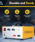 80A Portable Jewelry Spot Welder Kit with Pedal Switch Electric Pulse Welder, durable with iron shell, model DX-808