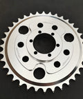 Two In One Disc Brake Rotor Adapter And 36T Sprocket For Gas Motorized Bike 48cc 66cc 80cc Aluminum A6061 With 37mm Center Hole