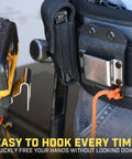 DriverMaster Clip On Tool Belt Drill Holder For Cordless Drill Impact Driver Nailer And Tape Measure Easy On Off Belt Clip