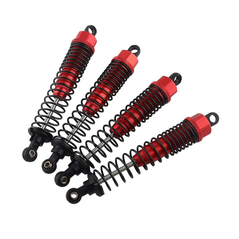 Front And Rear RC Shock Absorbers 4 Pack 108mm Adjustable Aluminum Dampers For 1 To 10 Scale RC Cars