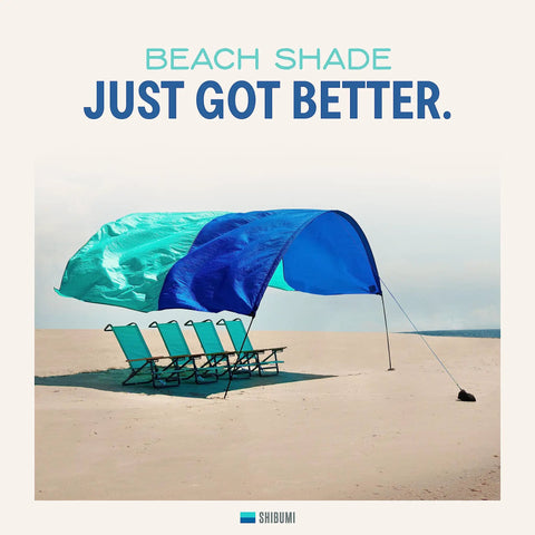 World's Best Beach Shade Wind Powered Shelter For The Beach Lightweight 4 Lb No Fuss Setup One Person Erects In 3 Minutes