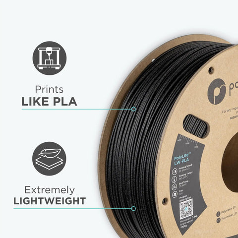 Premium Grade Lightweight Low Density Black PLA Filament 1.75mm 0.8kg Spool Crafted For Ridiculously Smooth 3D Prints Zero Foaming Headaches Insane Layer Adhesion And Straightforward Tuning For Weekend Warriors