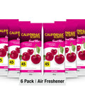 Power Bloc Car Air Freshener Coronado Cherry Scent With Biodegradable Fiber Pad And Up To 45 Day Longevity Eco Friendly Design For A Fresh Ride Made In The USA 6 pack 25 g