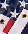 Durable Outdoor US Flag 4x6 Ft Built For Weather Heavy Duty 210D Nylon Embroidered Stars Sewn Stripes Brass Grommets UV Protected