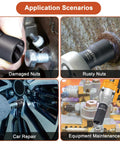 Application scenarios of 19mm Lug Nut Remover For Damaged And Rusted Nuts And Screws Half Inch Drive Twist Socket