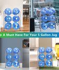 Beefy Heavy Duty 3 Tier 5 Gallon Water Bottle Rack For Home Office Kitchen Storage displayed in various settings