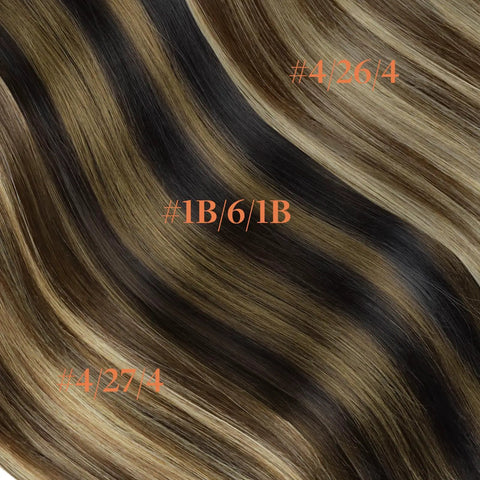Flawless Buttery Smooth Human Hair Clip In Extensions Set With Invisi Edge Pu Clips For A Seamless Natural Blend That Hits Different Every Day And Delivers A Total Slay Vibe Year Round