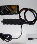 Flexible USB Inspection Camera Borescope With 180 Degree Articulating Probe 8.5mm Diameter showing connection to device