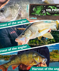 All In One 126 Piece Fishing Lure Kit With Tackle Box Included For Freshwater Angling shown with fish catches