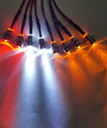 8 LED RC Light Kit With White Red Orange 5mm LEDs For Traxxas HSP Tamiya Redcat Axial SCX10 And More glowing in dark