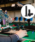 Laptop Screw Kit 450 Pcs M2 M2.5 M3 Countersunk Flat Head Phillips in use for laptop repair, circuit board shown