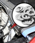 Close-up of Piutouyar stainless steel flat washers, 12 mm ID, 24 mm OD, 2.5 mm thick, 50 pcs