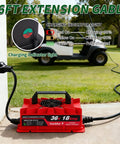 Heavy Duty 43.8V 18A LiFePO4 Battery Charger IP65 Waterproof For 36V Systems with charging indicator light outdoors