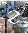 Closed Push Type Seals For Three Quarters Inch Steel Strapping, 1.77 Inch Length, Heavy Duty Metal Clips For Packaging Banding