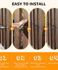 Installation steps for Beefy 5 Inch Screw In Eye Bolts 4 Pack For Hanging And Tie Downs Indoor Outdoor Use Corrosion Resistant Coated Steel Eye Screws For Hammock Stands TLAZZ