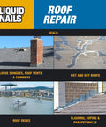 Roof Sealant RR808 For All Weather Leaks And Ice Damage, 10.3 Oz Cartridge With Waterproof Bond And 30 Linear Feet Coverage