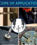 Damaged Screw Extractor Kit With Six HSS 4341 Extractors And Three Twist Drill Bits For Stripped Screws DIY repairs in use