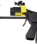 Black clamp tool from Fuel Line Repair Tech Tray with Steel to Nylon Adapters for cost-effective line repair replacement