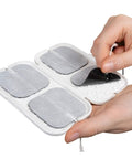 This Heavy Duty Tens Pad Holder Keeps Replacement Electrode Pads Tidy And Safe While Snugly Fitting Four Two By Two Or Two Two By Four Therapy Pads Inside A Secure Snap Closure crafted for organizing therapy pads.