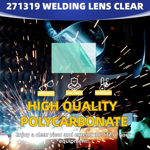 Clear Inside Cover Lens 271319 Kit 10 Pack Compatible With Digital Infinity Series Welding Helmets For Crisp Visibility