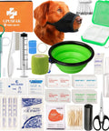 Dog First Aid Kit For Active Pets On The Go Emergency Medical Supplies For Home Car Camping Hiking And Travel Ready To Handle Scrapes Cuts Tick And Bite Injuries With A Compact Durable Case