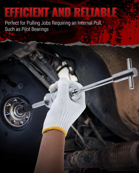 Using Beefy Pro Grade Blind Hole Bearing Puller Set With Slide Hammer And Expandable Collets 8-32mm in automotive repair