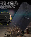 Road Warrior Microphone Case For Sm7b And Mv7 Podcast Mic with durable nylon exterior and inner accessory compartments.