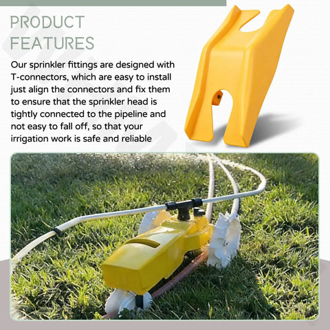 Traveling Sprinkler Arms Tee Replacement Kit and Traveling Tractor Sprinkler Set for Nelson and Orbit Compatible Lawn Watering System.