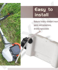Gas Tank Assembly Replacement Fuel Tank For 25cc Jet Fan Blower shown with installation instructions