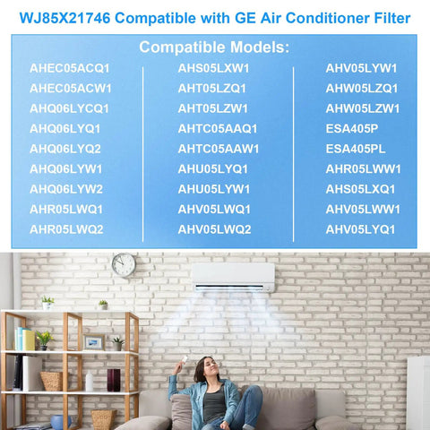 Top Notch Air Conditioner Filter Compatible With GE Units Ahq06lyw1 Ahq06lyq1 Replaces Ap6280063 For Built Tough Reliability And Sweet Fresh Airflow You Really Gonna Love Two Pack