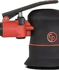 CP7255-3 3/16-Inch Orbit Random Orbital Palm Sander with 3-Inch PSA Pad, soft grip handle, side angle view