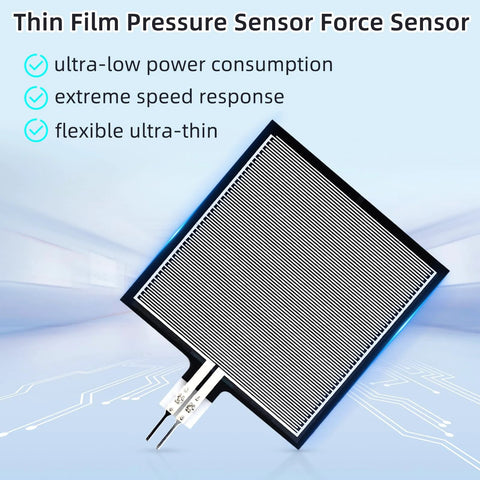 Two Pack Thin Film Pressure Sensor Pads RP S40 ST High Precision FSR406 Force Sensor for Smart Car Seats, pad view