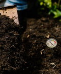 Compost Soil Thermometer With 304 Stainless Steel Case And Probe, 16 Inch Stem, 1.75 Inch Dial, 0 To 200 Fahrenheit, Three Zone Color Code Dial For Precise Composting And Garden Health For Home Gardeners, in compost pile