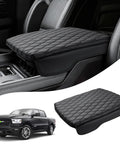 Center Console Cover For Dodge Ram 1500 2500 3500 Buckets, Nappa Leather Armrest Cushion Pad, Anti Scratch Middle Console Protector