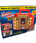 Smart Battery Organizer Case With Tester Double Sided Battery Daddy Style Storage That Holds Up To 150 Batteries box