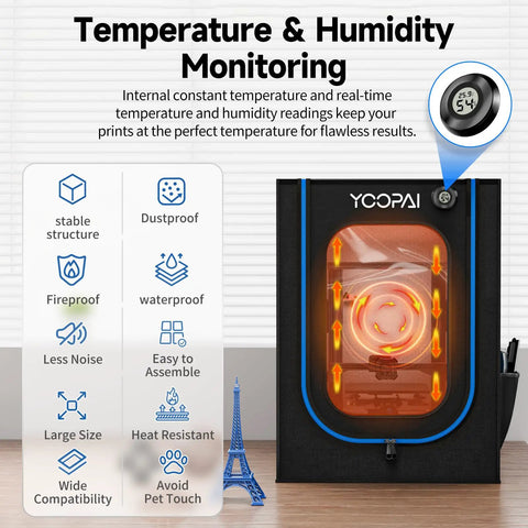 Top Notch 3D Printer Enclosure For Creality Ender 3 With Slick Ventilation Kit And Crisp Led Lighting To Monitor Workflows Easily And Catch Filament Glitches Without Any Fuss At All