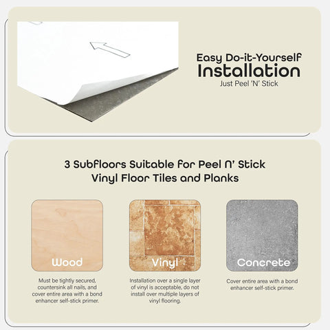 Self Adhesive 12 Inch Vinyl Floor Tiles 20 Tile Pack Peel And Stick Dark Slate Marble Pattern For DIY Flooring installation example