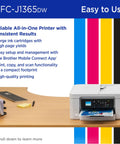 Office desk with INKvestment 1365 Wireless Color Inkjet All In One Printer With Automatic Duplex Printing And 1.8 Inch Color Display.