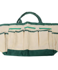 Tool storage bag for Heavy Duty Garden Kneeler And Seat 2 In 1 With Tool Storage, 330 lb capacity, durable green and beige fabric